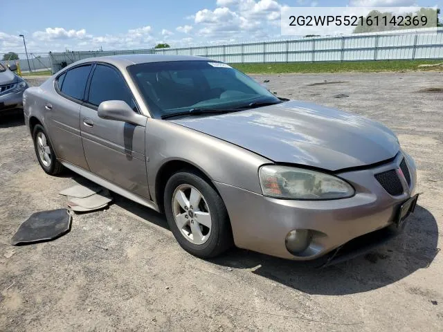 2006 Pontiac Grand Prix VIN: 2G2WP552161142369 Lot: 40130134