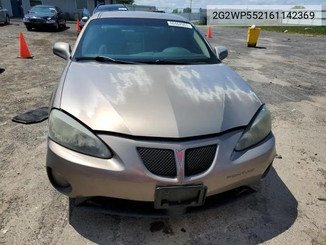 2006 Pontiac Grand Prix VIN: 2G2WP552161142369 Lot: 40130134