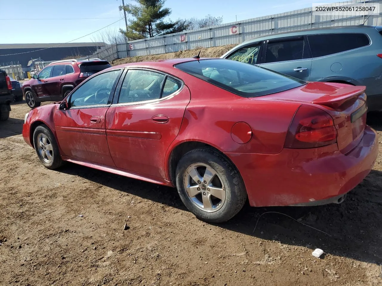 2006 Pontiac Grand Prix VIN: 2G2WP552061258047 Lot: 45842934