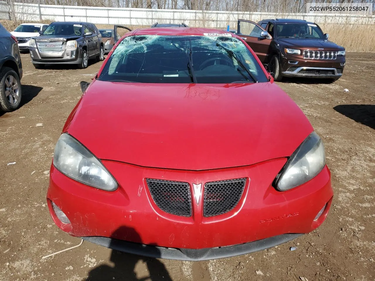 2006 Pontiac Grand Prix VIN: 2G2WP552061258047 Lot: 45842934