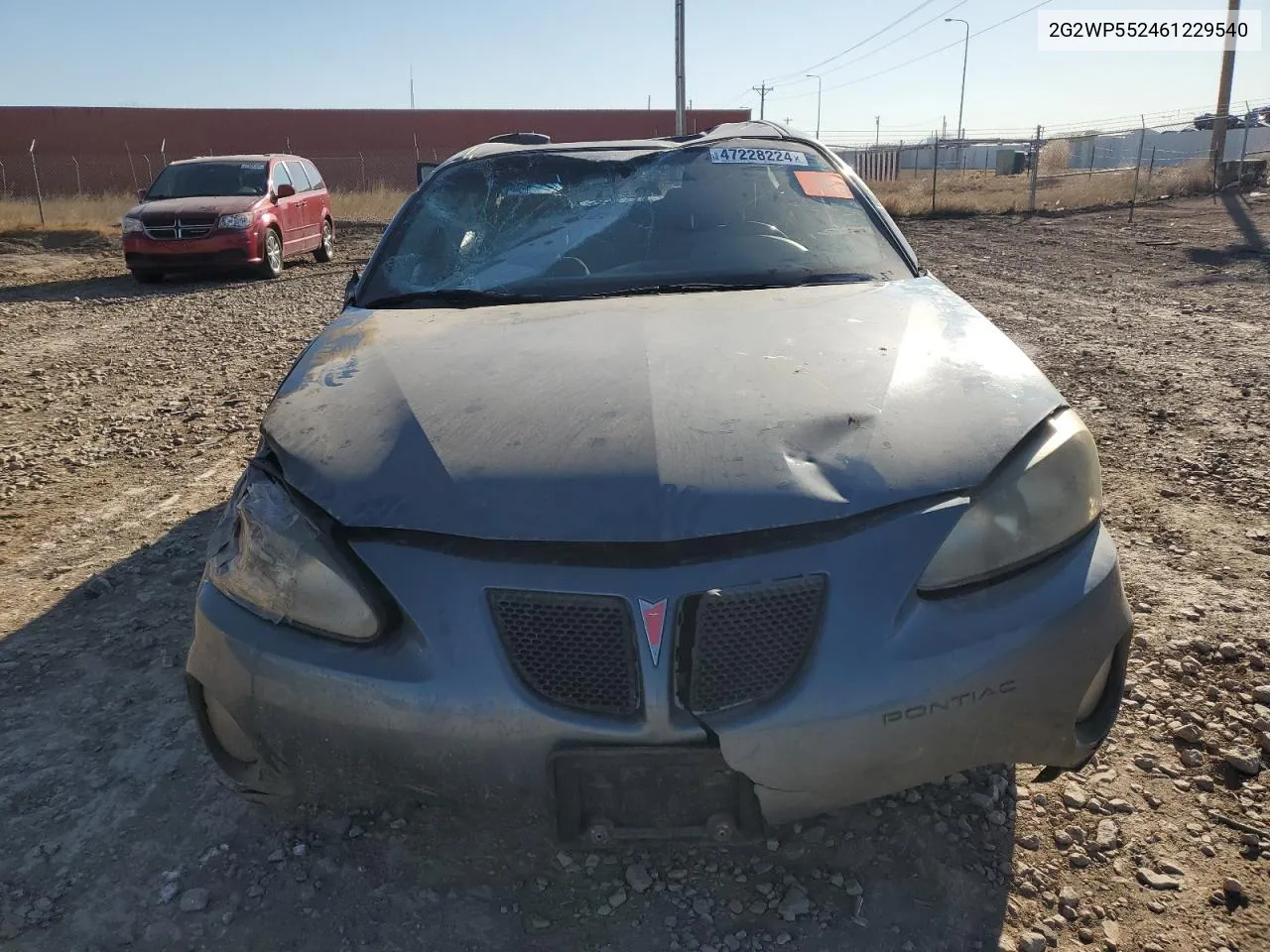 2006 Pontiac Grand Prix VIN: 2G2WP552461229540 Lot: 47228224