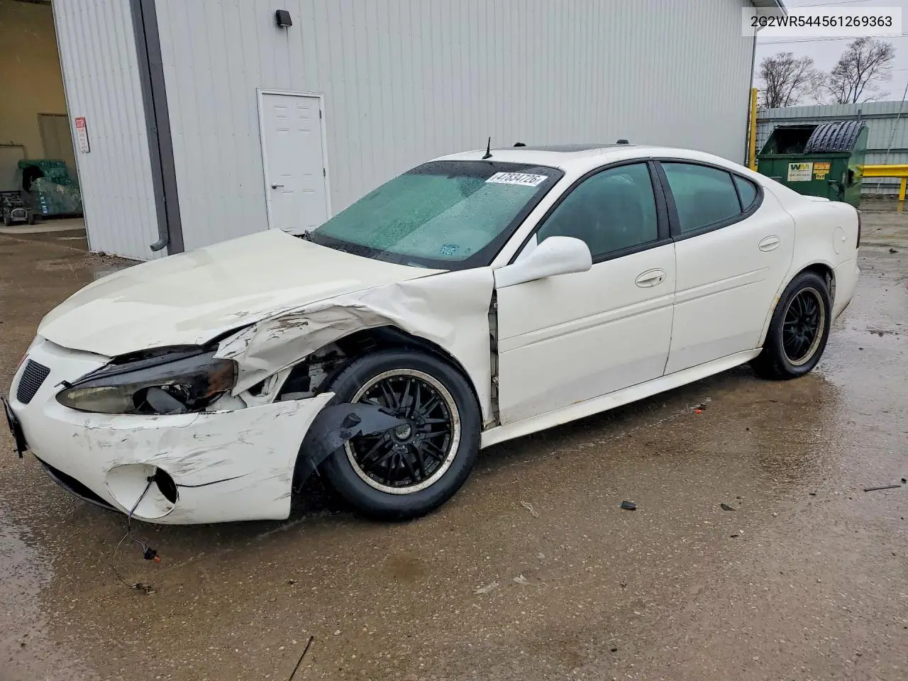 2005 Pontiac Grand Prix Gxp VIN: 2G2WR544551269363 Lot: 47834726