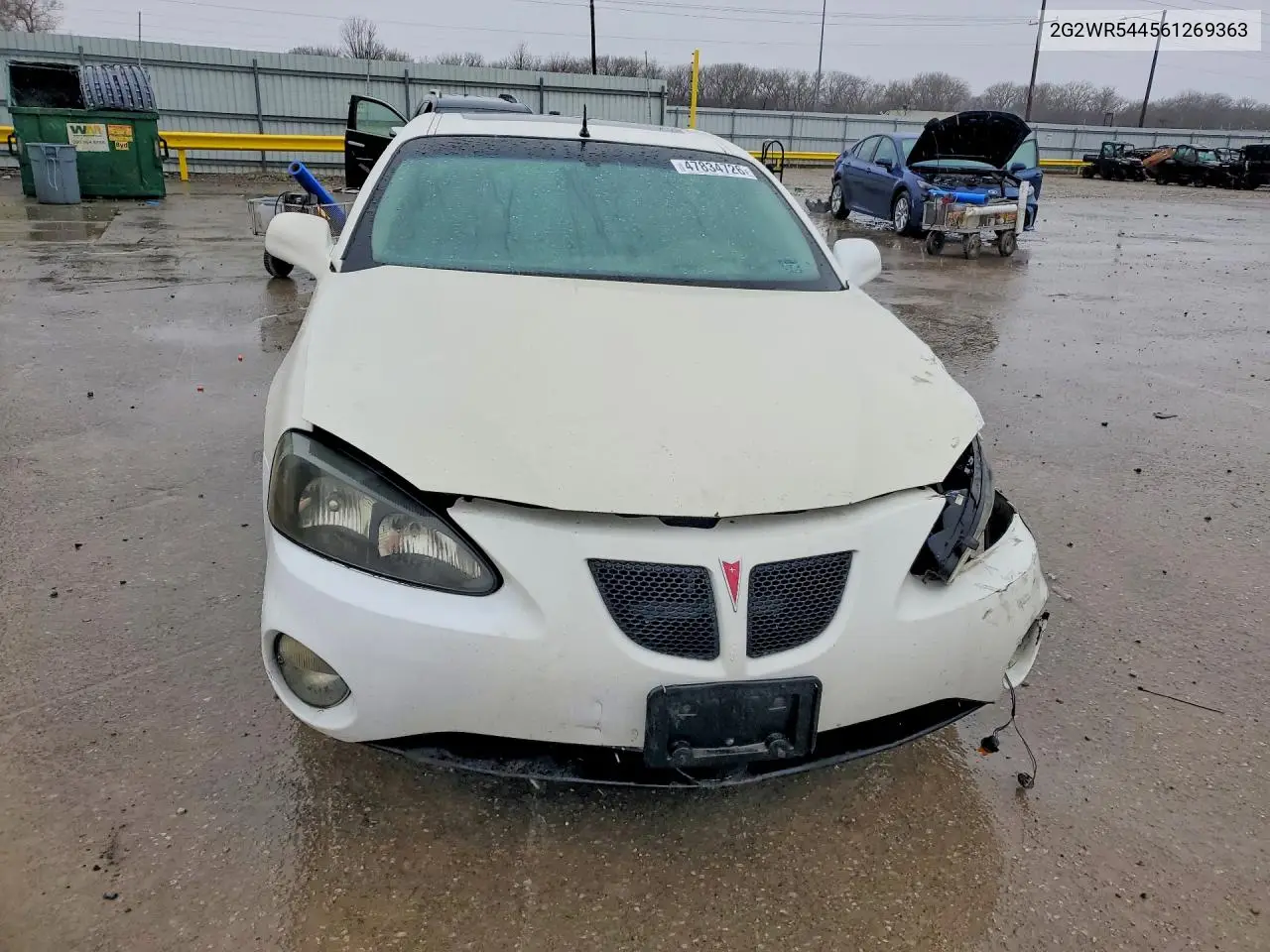 2005 Pontiac Grand Prix Gxp VIN: 2G2WR544551269363 Lot: 47834726