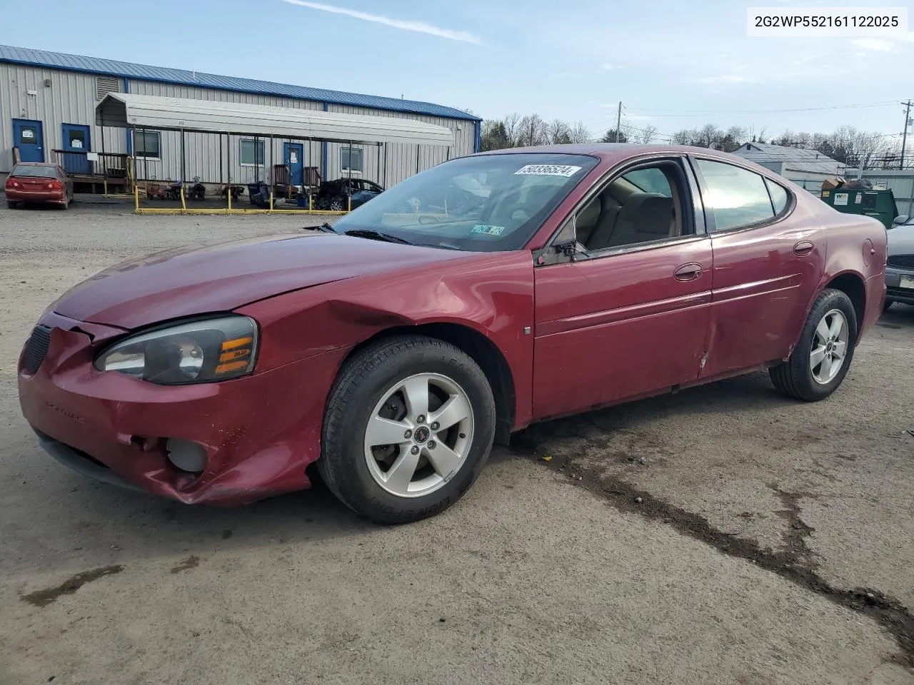 2G2WP552161122025 2006 Pontiac Grand Prix