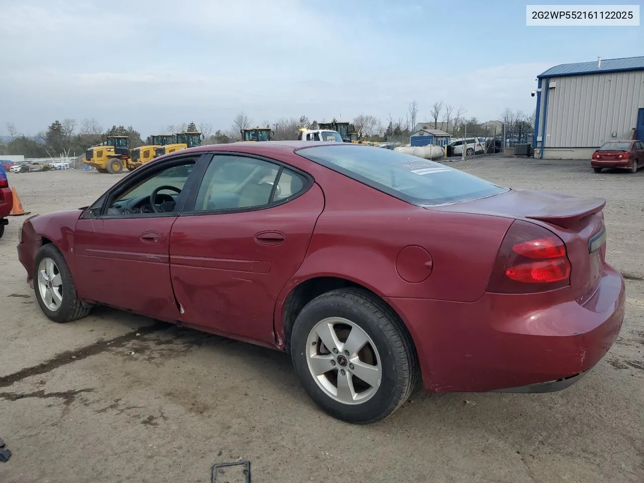 2G2WP552161122025 2006 Pontiac Grand Prix