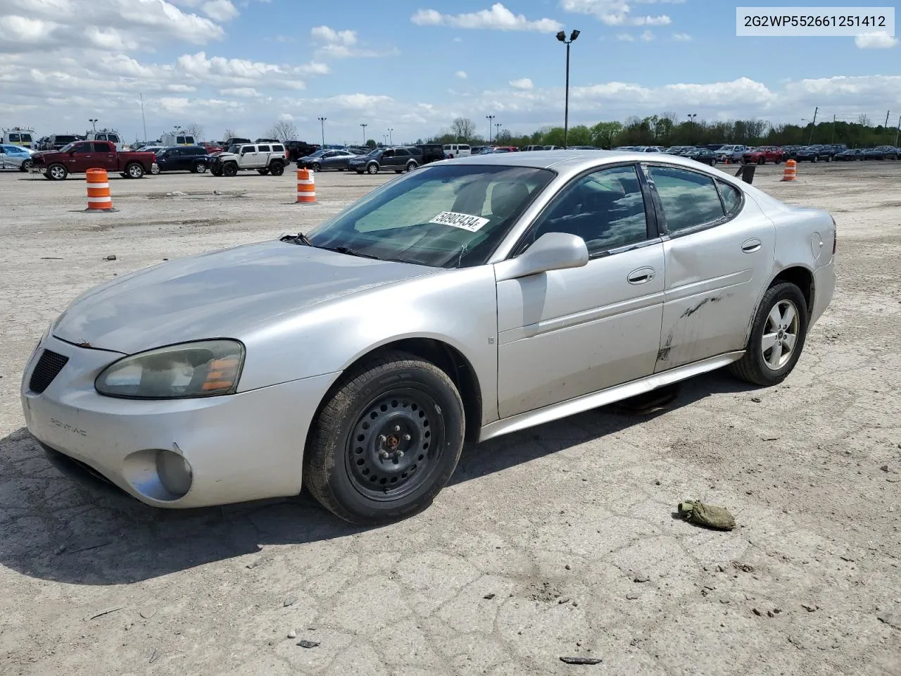 2G2WP552661251412 2006 Pontiac Grand Prix