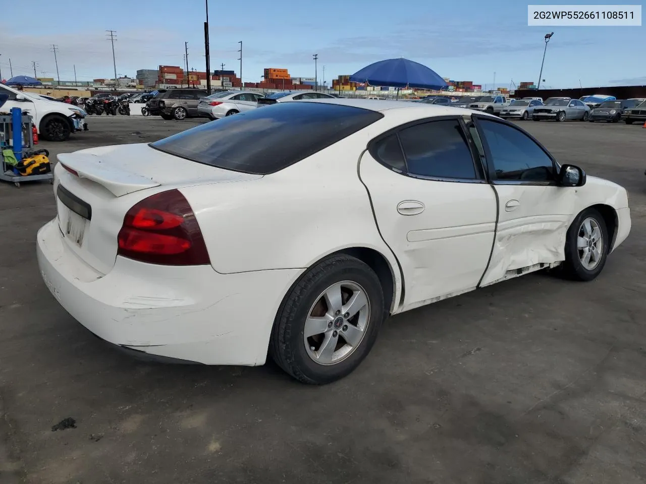 2G2WP552661108511 2006 Pontiac Grand Prix