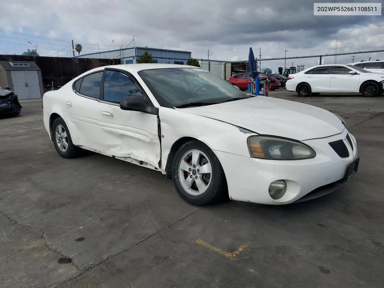 2006 Pontiac Grand Prix VIN: 2G2WP552661108511 Lot: 51977294