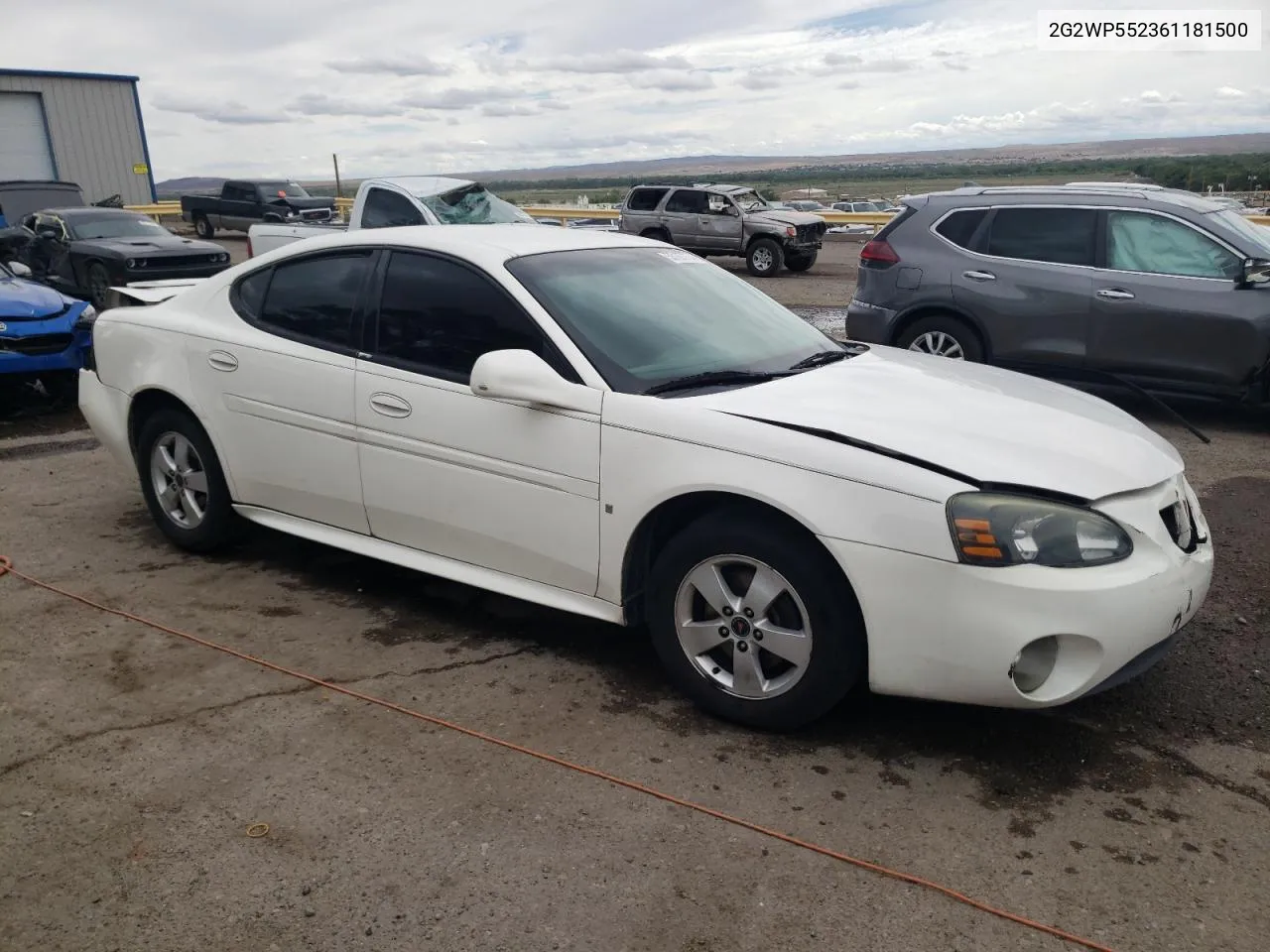 2006 Pontiac Grand Prix VIN: 2G2WP552361181500 Lot: 53167774