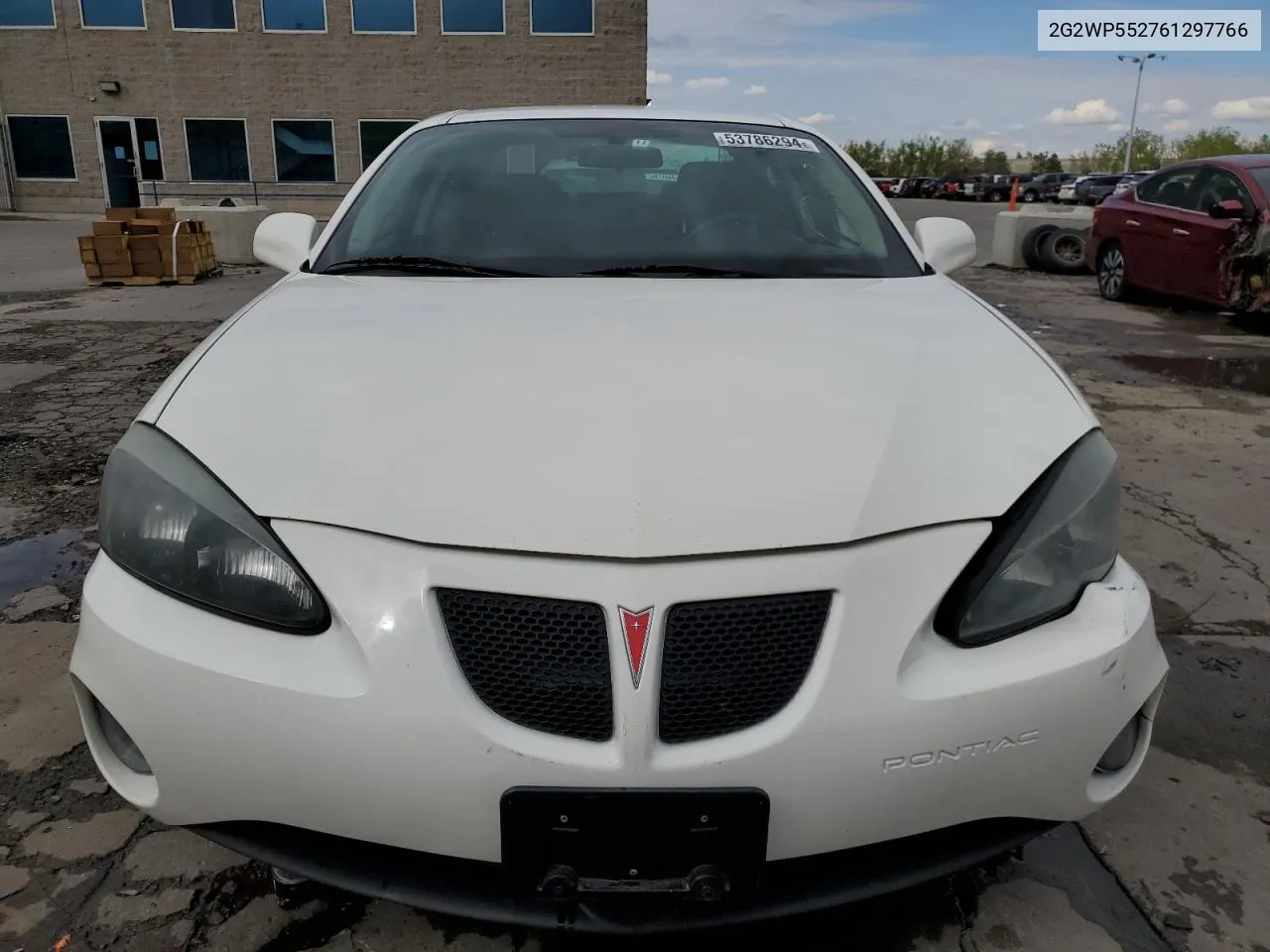 2006 Pontiac Grand Prix VIN: 2G2WP552761297766 Lot: 53786294