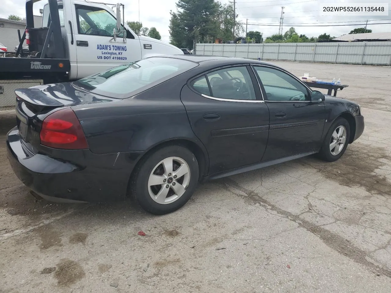 2006 Pontiac Grand Prix VIN: 2G2WP552661135448 Lot: 55081804