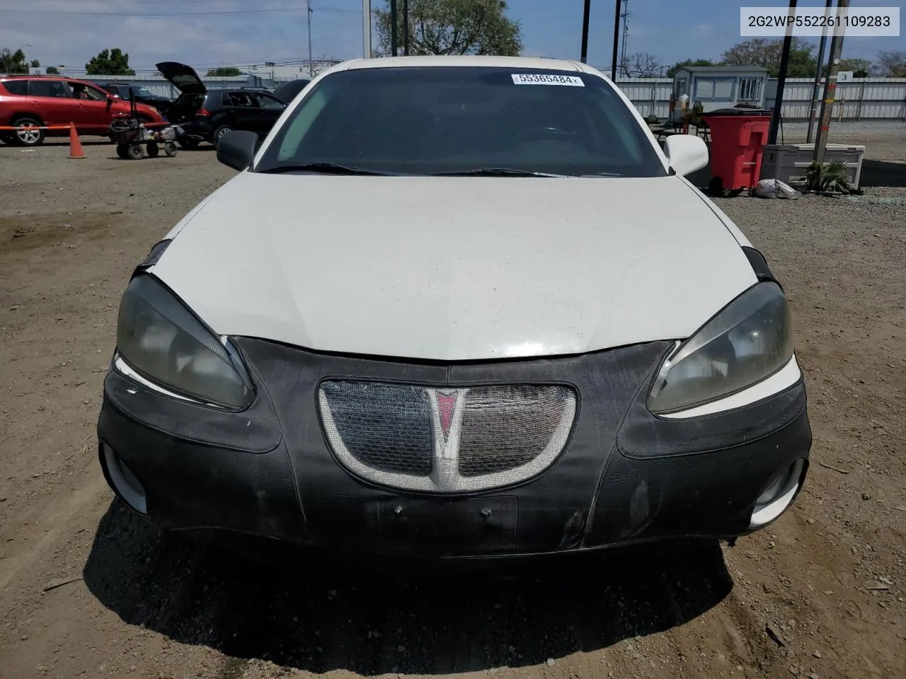 2006 Pontiac Grand Prix VIN: 2G2WP552261109283 Lot: 55365484