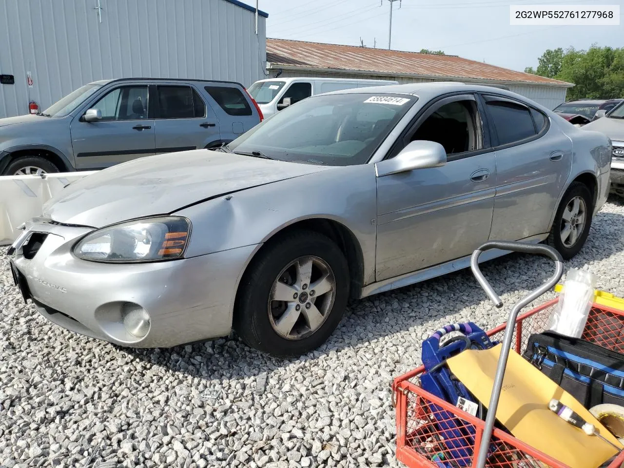 2006 Pontiac Grand Prix VIN: 2G2WP552761277968 Lot: 55834614