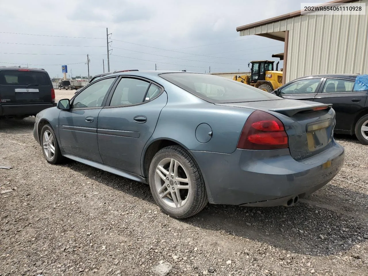 2006 Pontiac Grand Prix Gt VIN: 2G2WR554061110928 Lot: 55949104