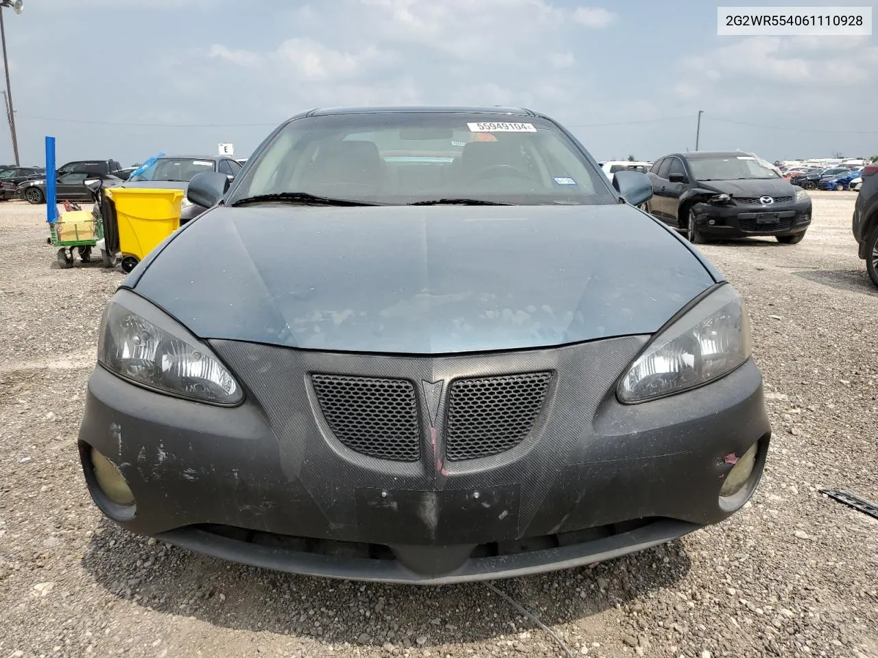 2006 Pontiac Grand Prix Gt VIN: 2G2WR554061110928 Lot: 55949104