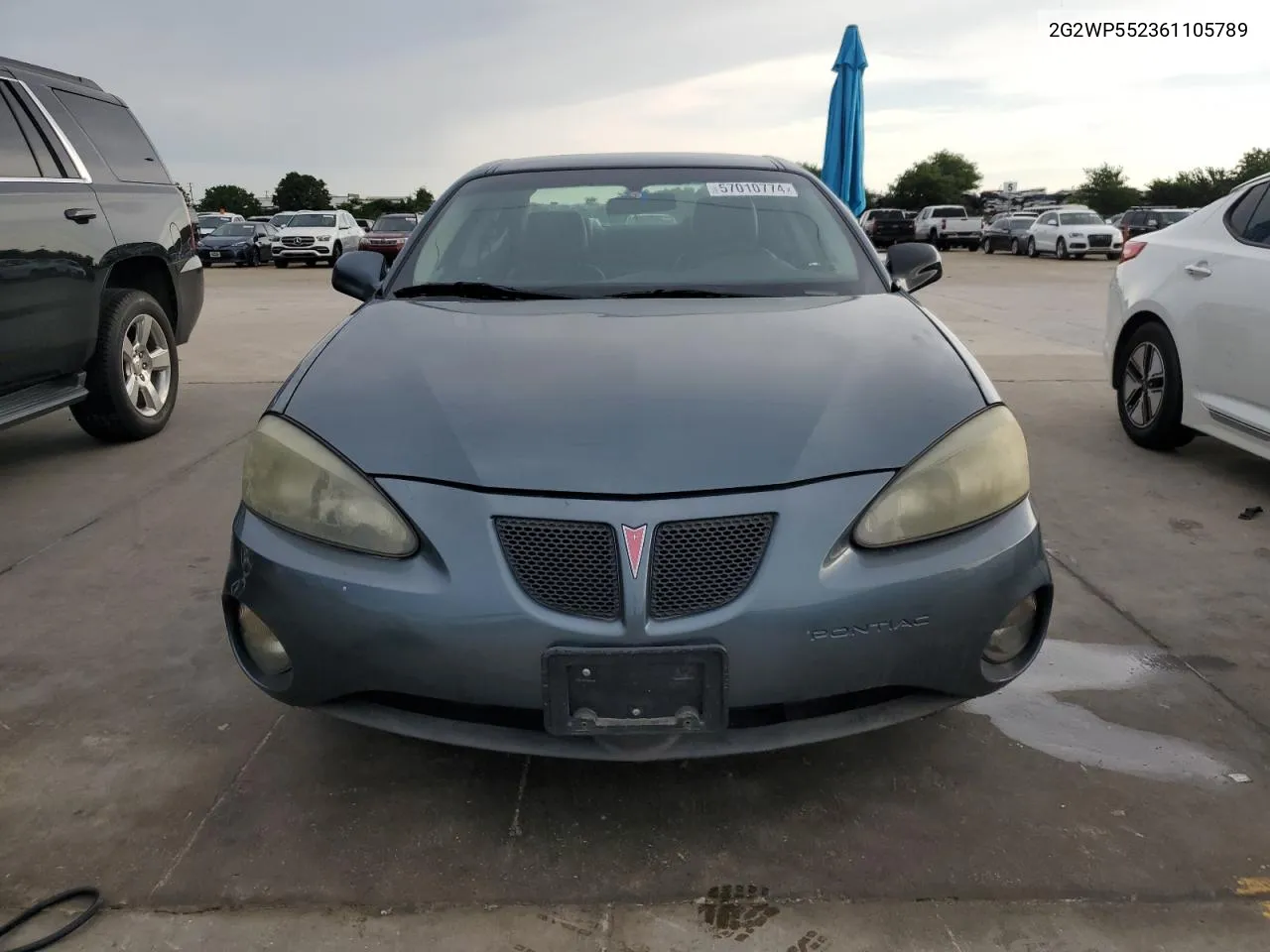 2006 Pontiac Grand Prix VIN: 2G2WP552361105789 Lot: 57010774