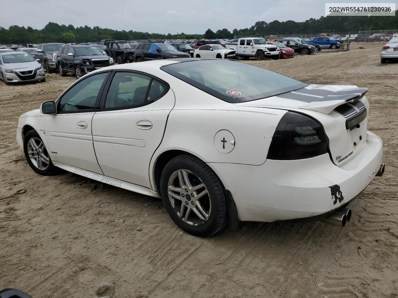 2006 Pontiac Grand Prix Gt VIN: 2G2WR554761230936 Lot: 57877954