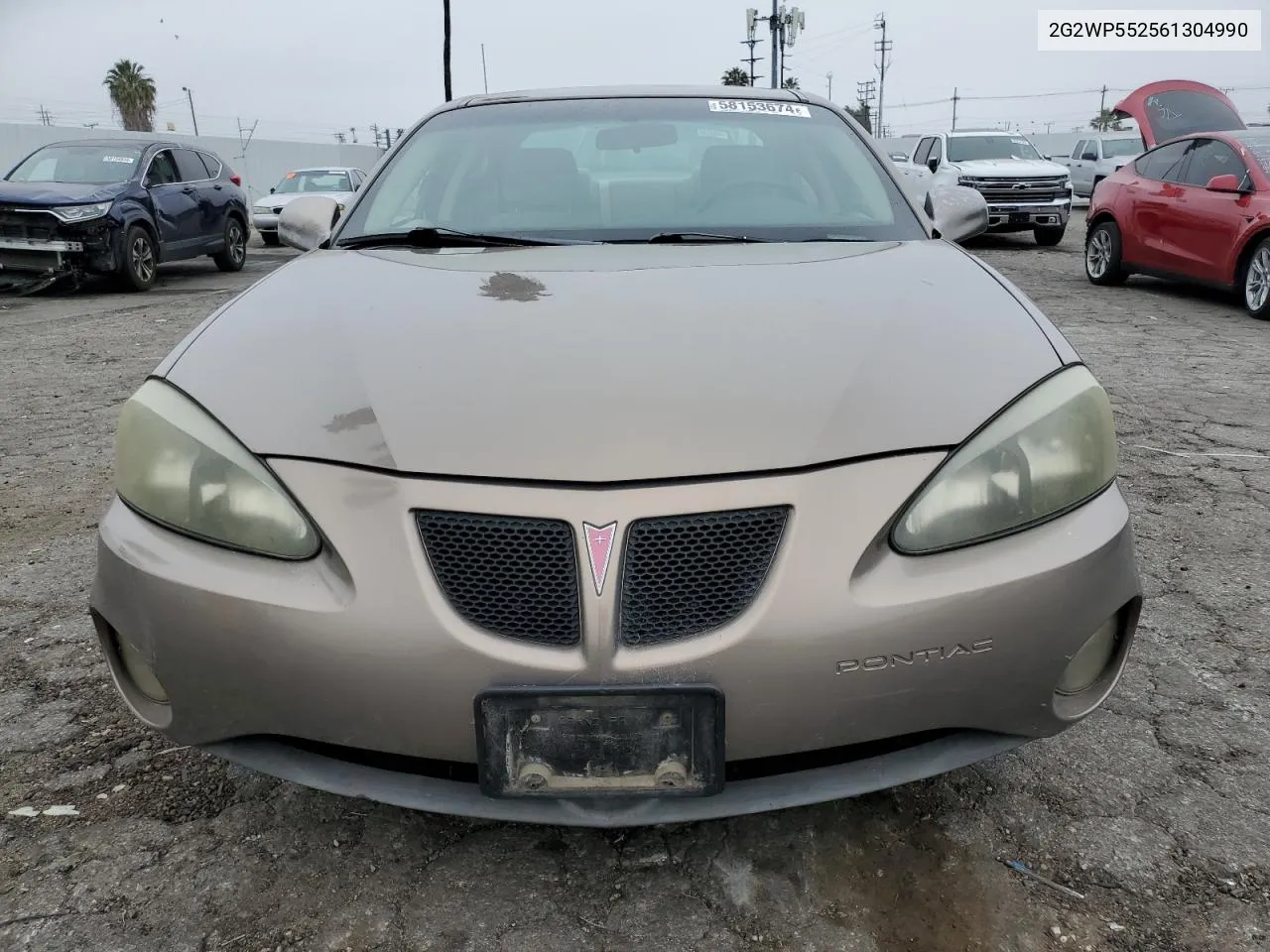 2006 Pontiac Grand Prix VIN: 2G2WP552561304990 Lot: 58153674