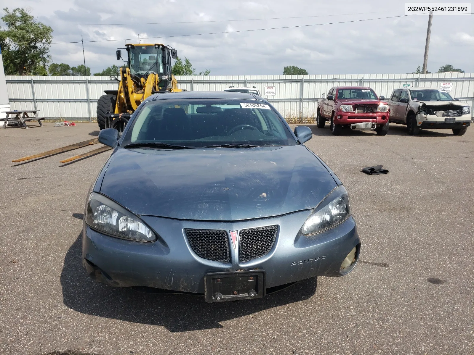 2006 Pontiac Grand Prix VIN: 2G2WP552461231899 Lot: 58400804