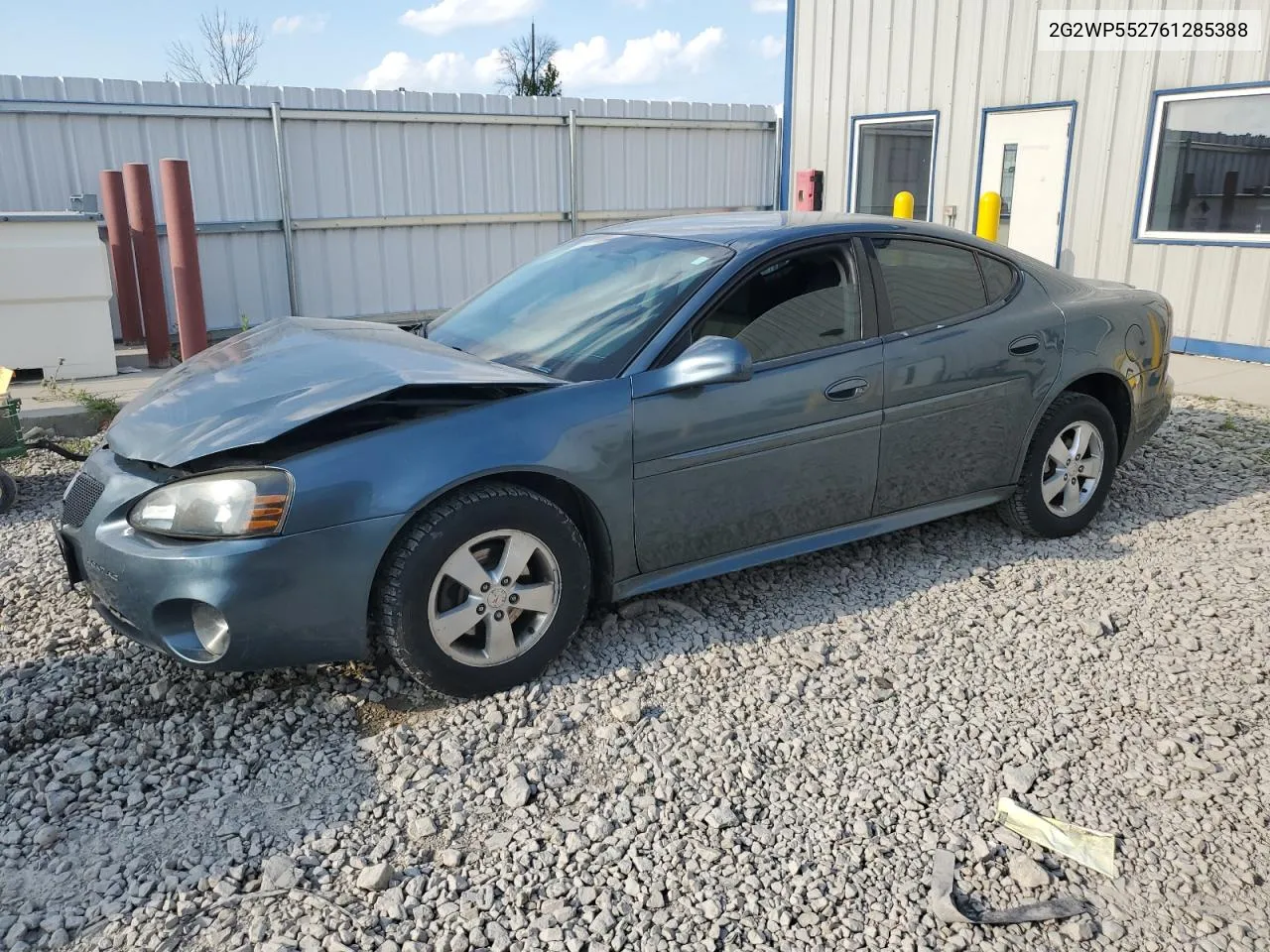 2006 Pontiac Grand Prix VIN: 2G2WP552761285388 Lot: 62718524