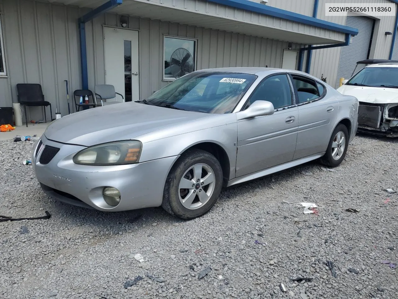 2G2WP552661118360 2006 Pontiac Grand Prix