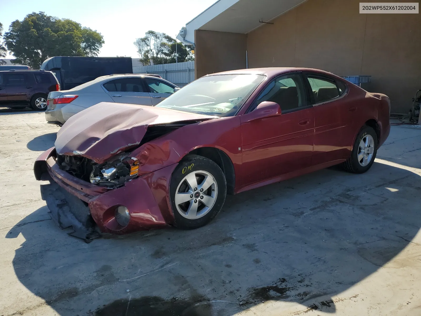 2006 Pontiac Grand Prix VIN: 2G2WP552X61202004 Lot: 64060004