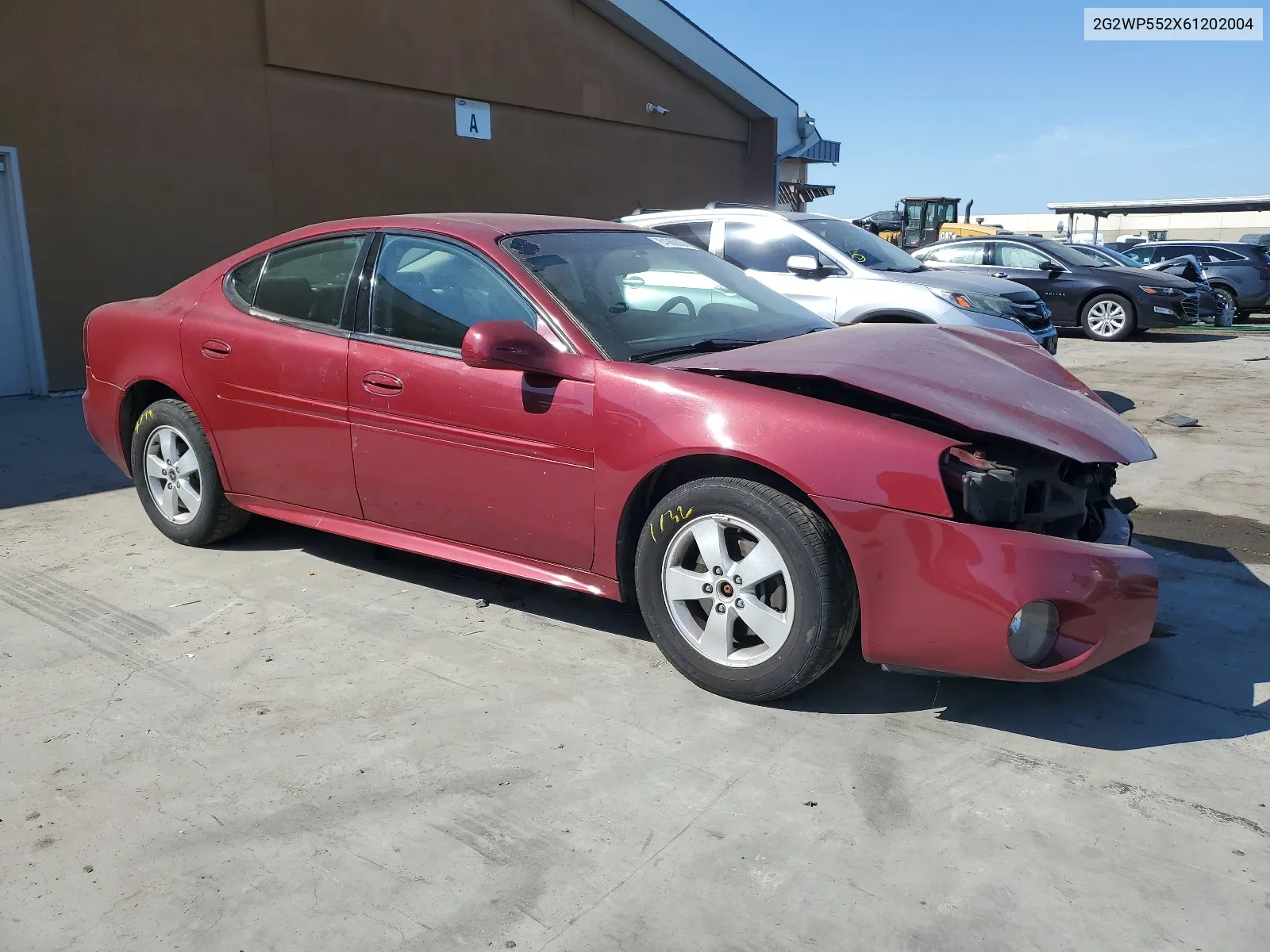 2006 Pontiac Grand Prix VIN: 2G2WP552X61202004 Lot: 64060004