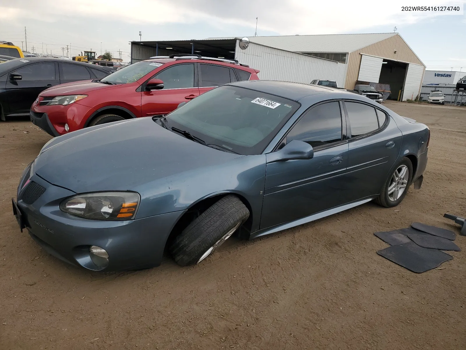 2006 Pontiac Grand Prix Gt VIN: 2G2WR554161274740 Lot: 64071664