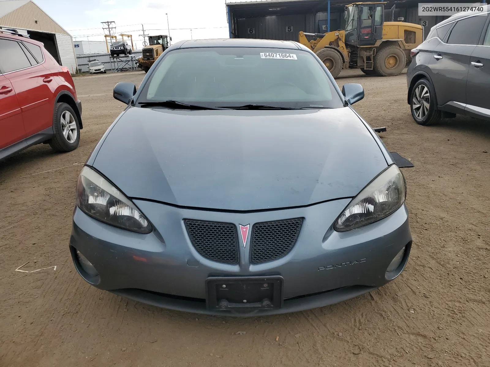 2006 Pontiac Grand Prix Gt VIN: 2G2WR554161274740 Lot: 64071664