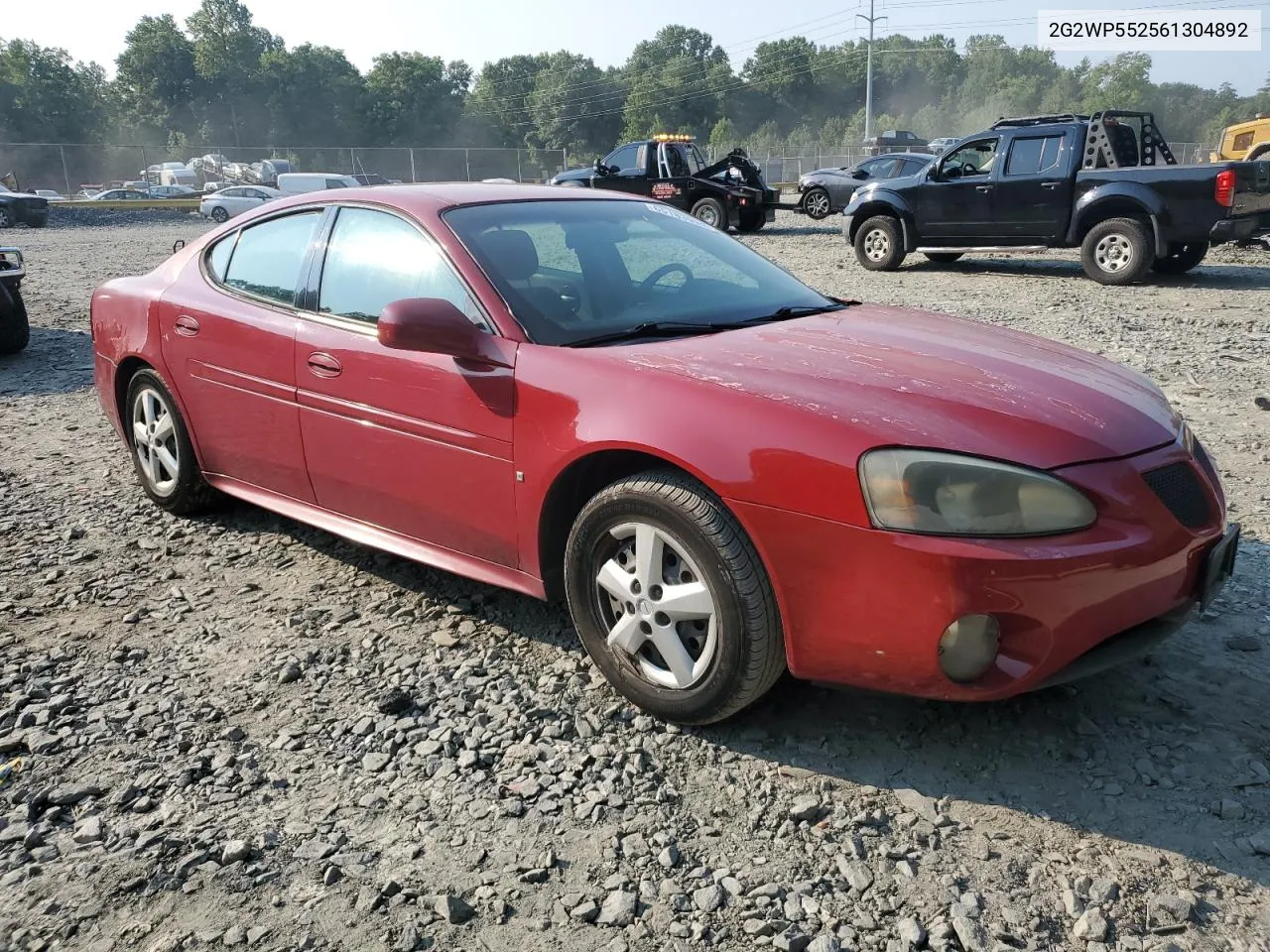 2006 Pontiac Grand Prix VIN: 2G2WP552561304892 Lot: 65183994