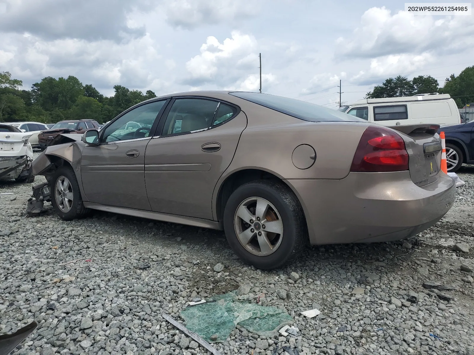 2006 Pontiac Grand Prix VIN: 2G2WP552261254985 Lot: 66072304