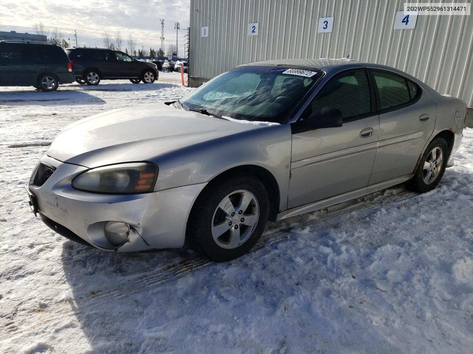 2006 Pontiac Grand Prix VIN: 2G2WP552961314471 Lot: 66999672