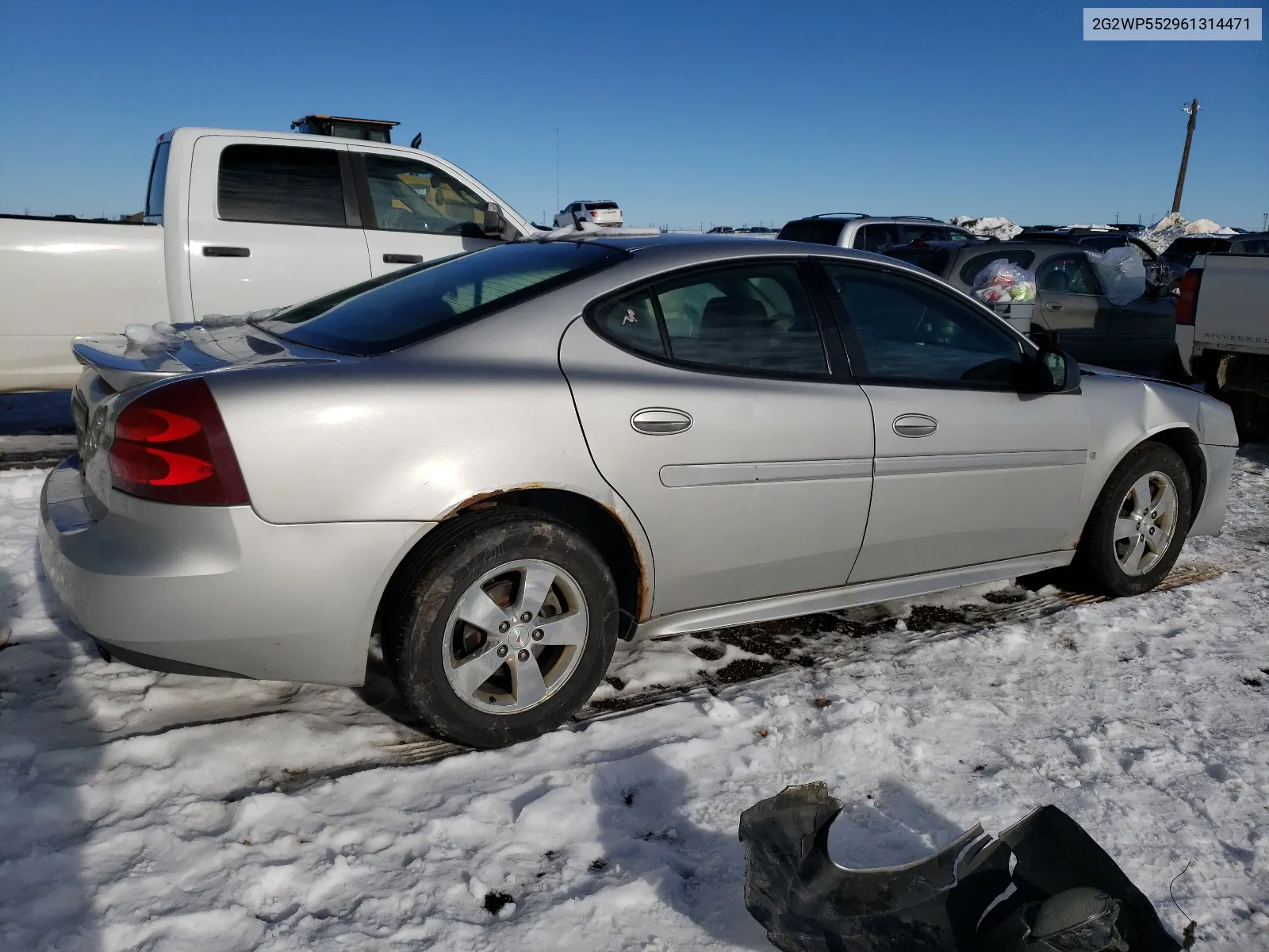 2006 Pontiac Grand Prix VIN: 2G2WP552961314471 Lot: 66999672