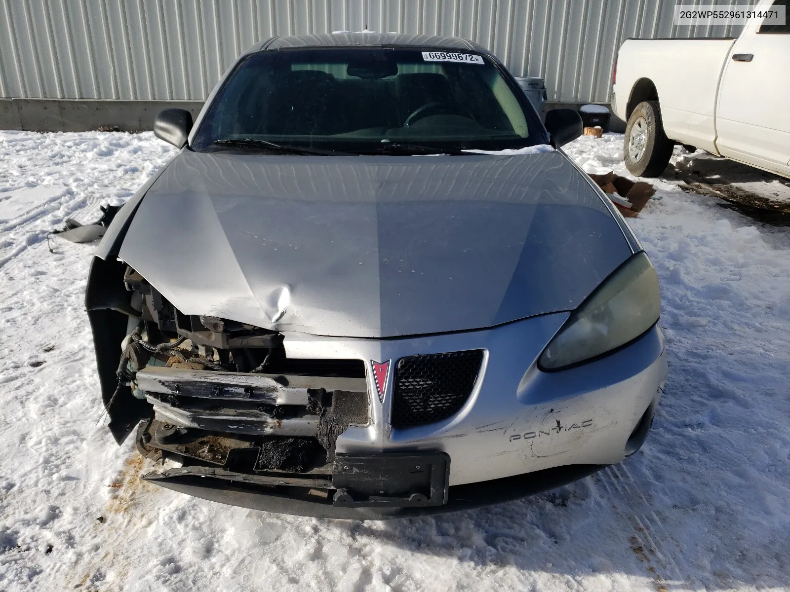 2006 Pontiac Grand Prix VIN: 2G2WP552961314471 Lot: 66999672