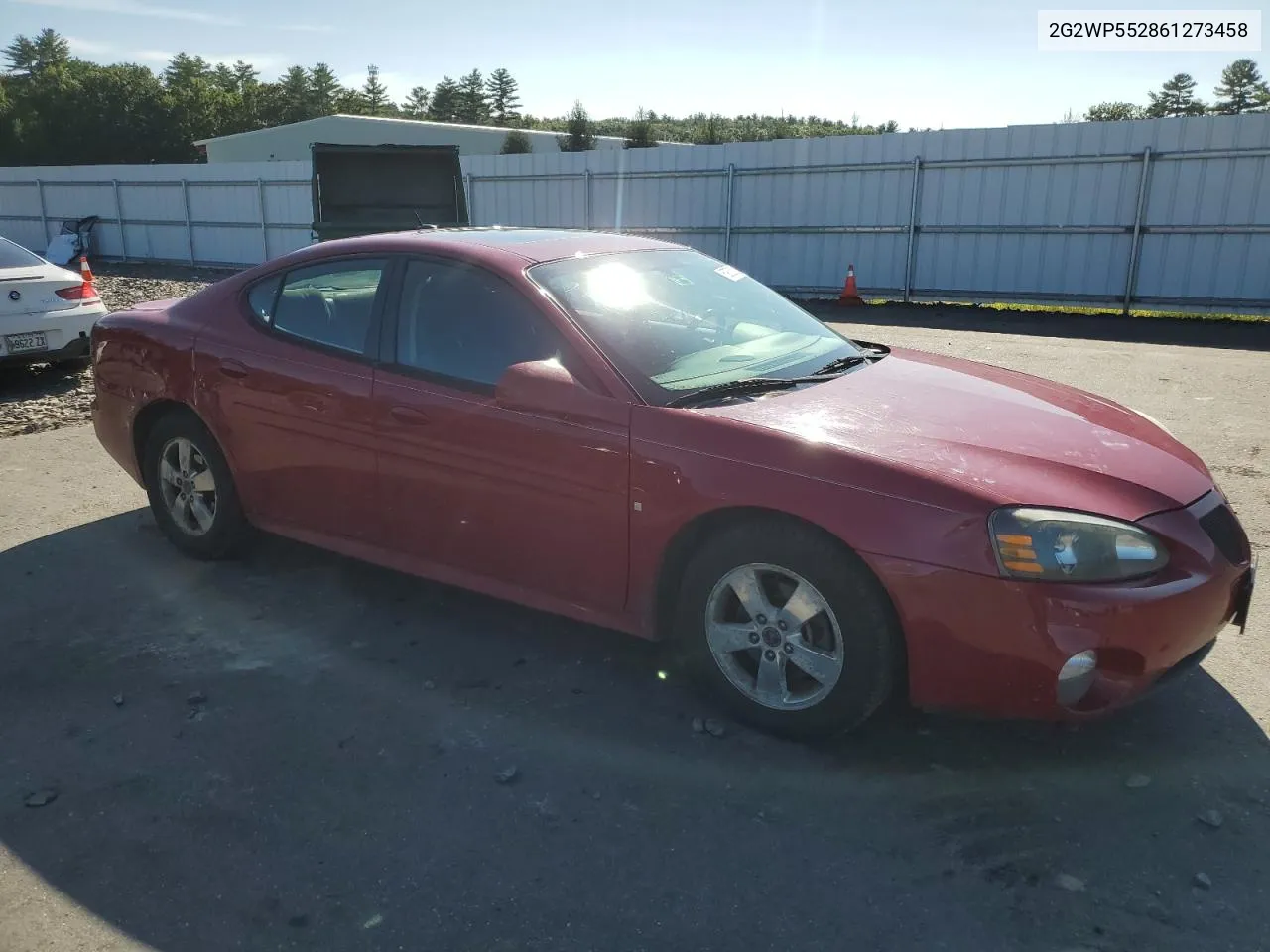 2006 Pontiac Grand Prix VIN: 2G2WP552861273458 Lot: 69300214