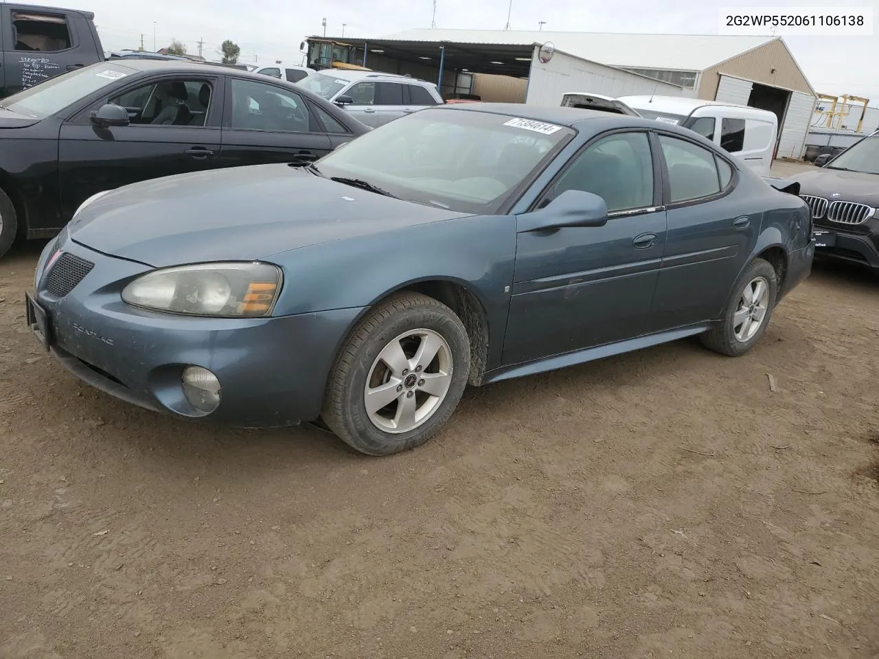 2G2WP552061106138 2006 Pontiac Grand Prix