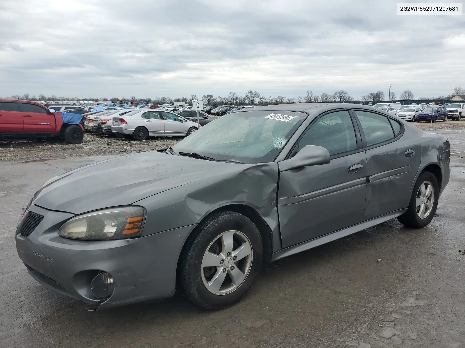 2007 Pontiac Grand Prix VIN: 2G2WP552971207681 Lot: 45922654