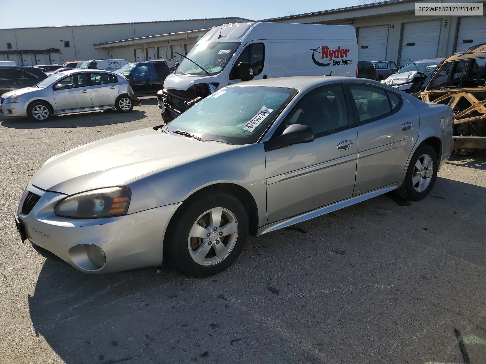 2007 Pontiac Grand Prix VIN: 2G2WP552171211482 Lot: 47450234