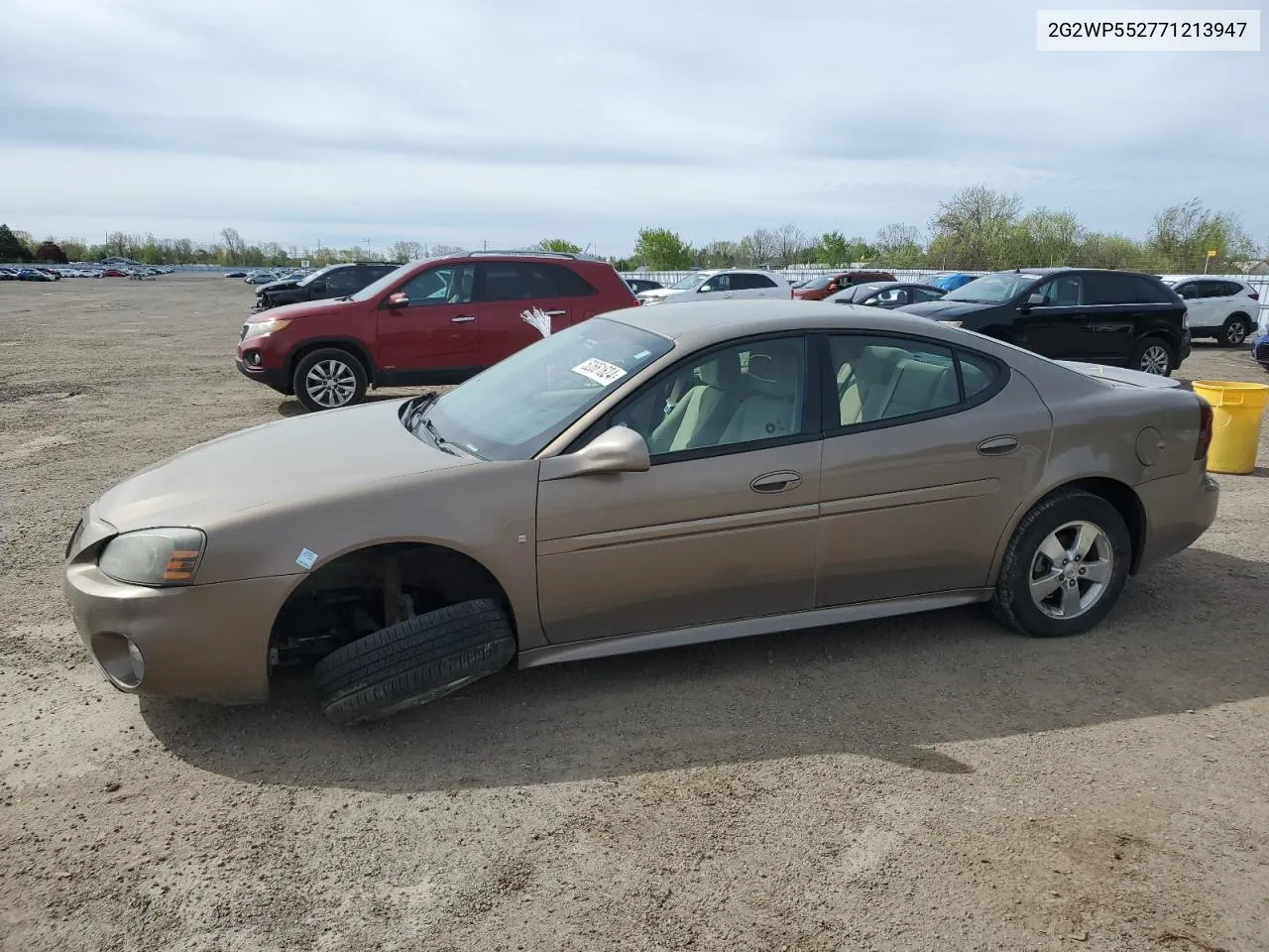 2007 Pontiac Grand Prix VIN: 2G2WP552771213947 Lot: 52661624