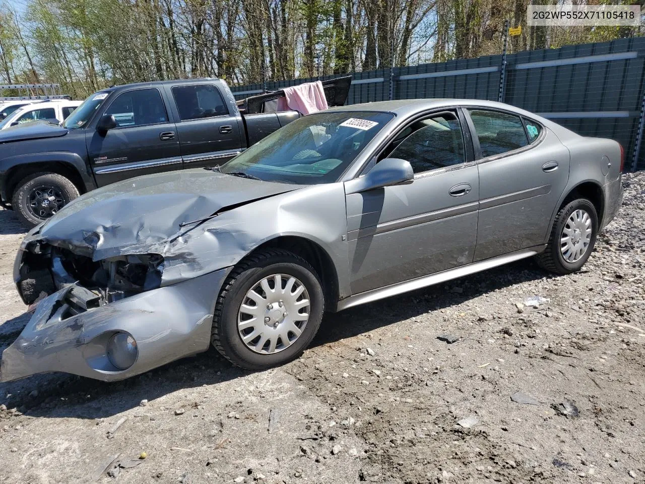 2007 Pontiac Grand Prix VIN: 2G2WP552X71105418 Lot: 53238804