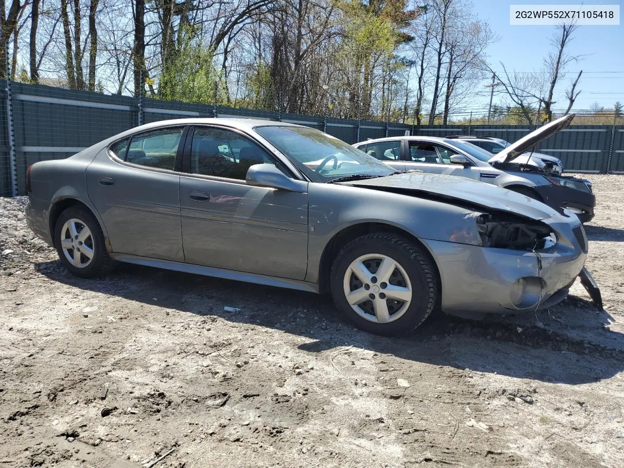 2007 Pontiac Grand Prix VIN: 2G2WP552X71105418 Lot: 53238804