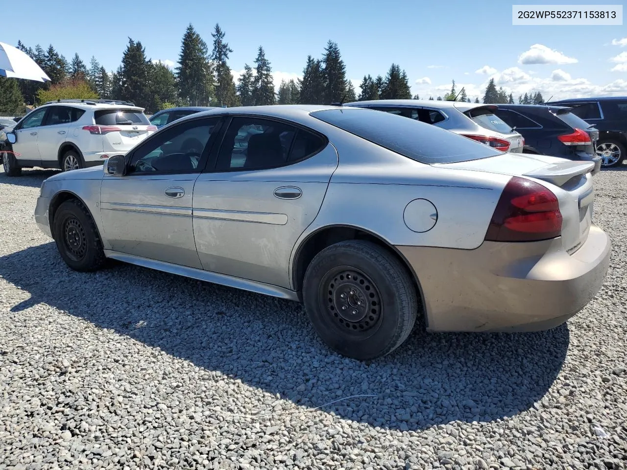 2007 Pontiac Grand Prix VIN: 2G2WP552371153813 Lot: 53295044