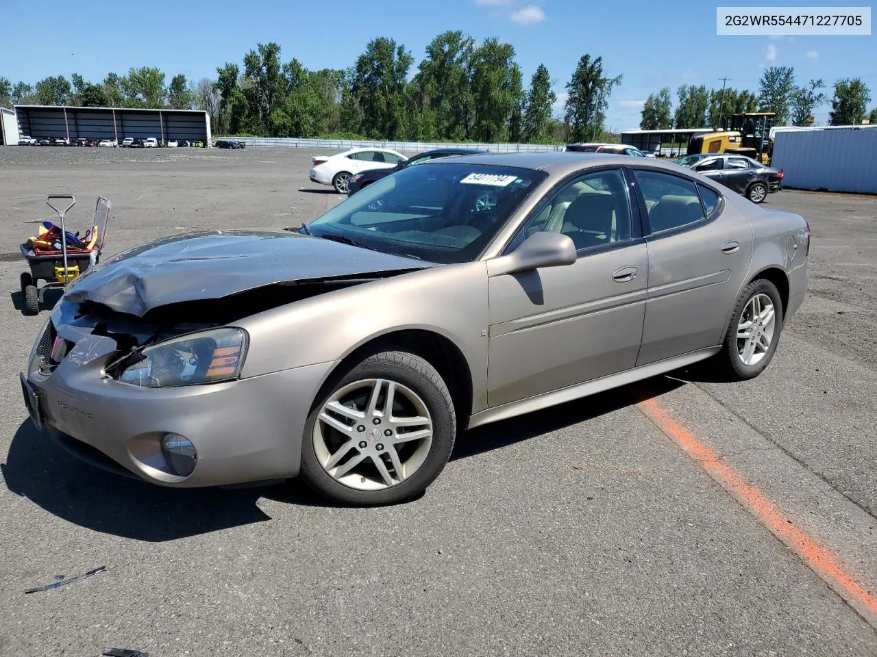 2G2WR554471227705 2007 Pontiac Grand Prix Gt