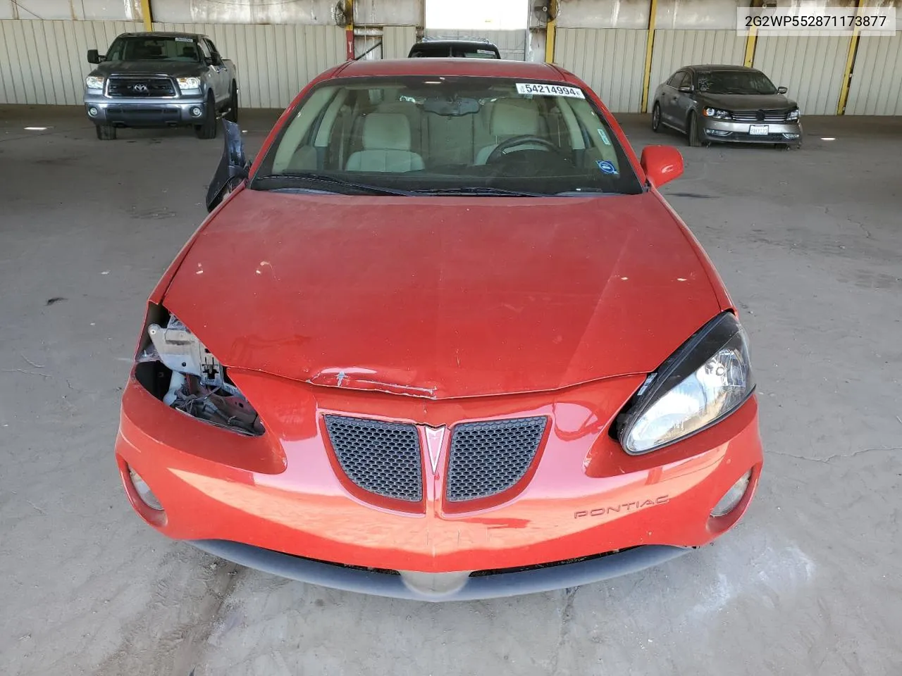 2007 Pontiac Grand Prix VIN: 2G2WP552871173877 Lot: 54214994