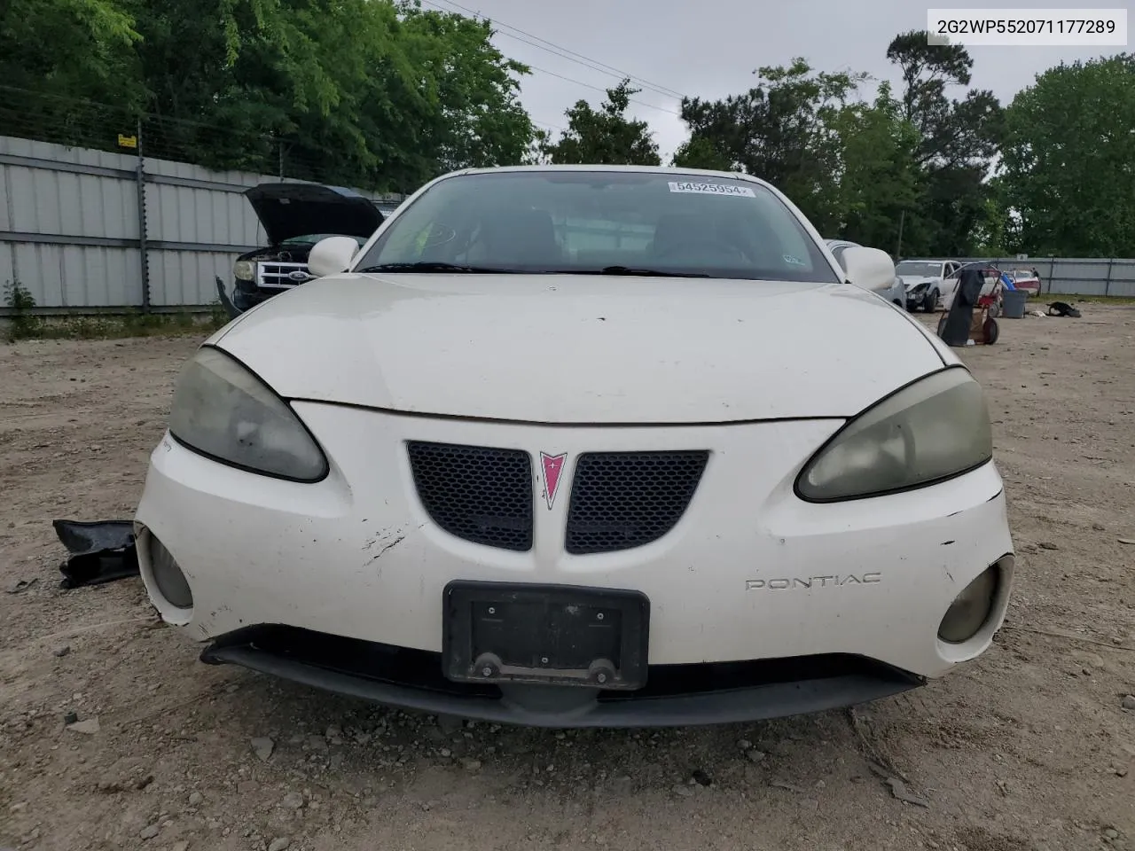 2007 Pontiac Grand Prix VIN: 2G2WP552071177289 Lot: 54525954