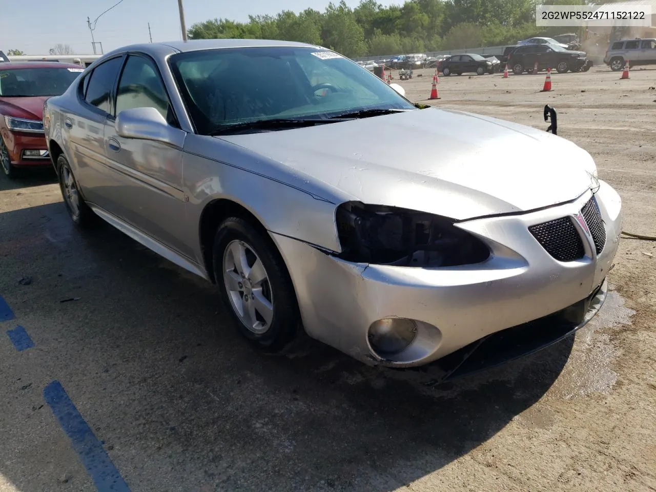 2007 Pontiac Grand Prix VIN: 2G2WP552471152122 Lot: 55719224