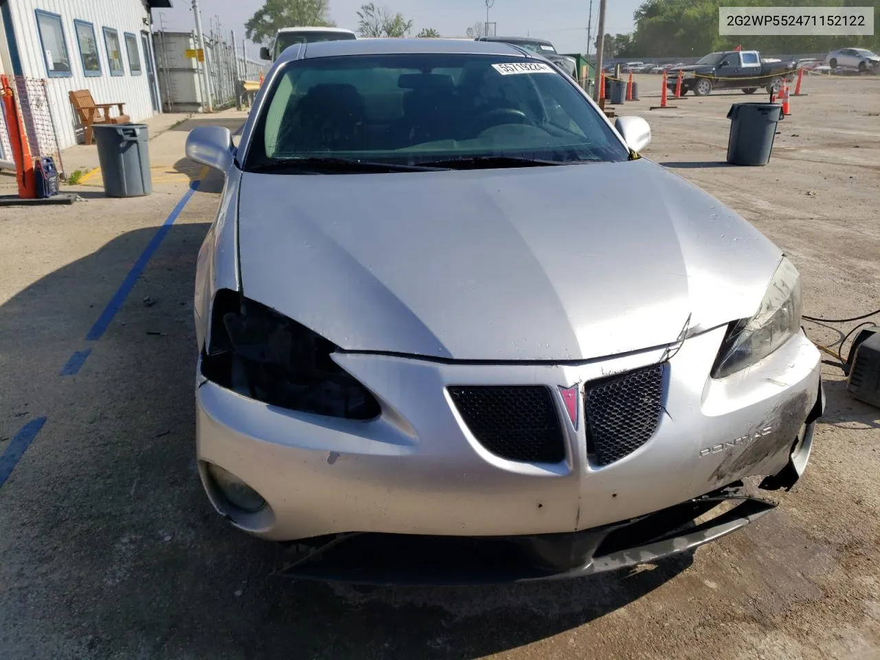 2007 Pontiac Grand Prix VIN: 2G2WP552471152122 Lot: 55719224