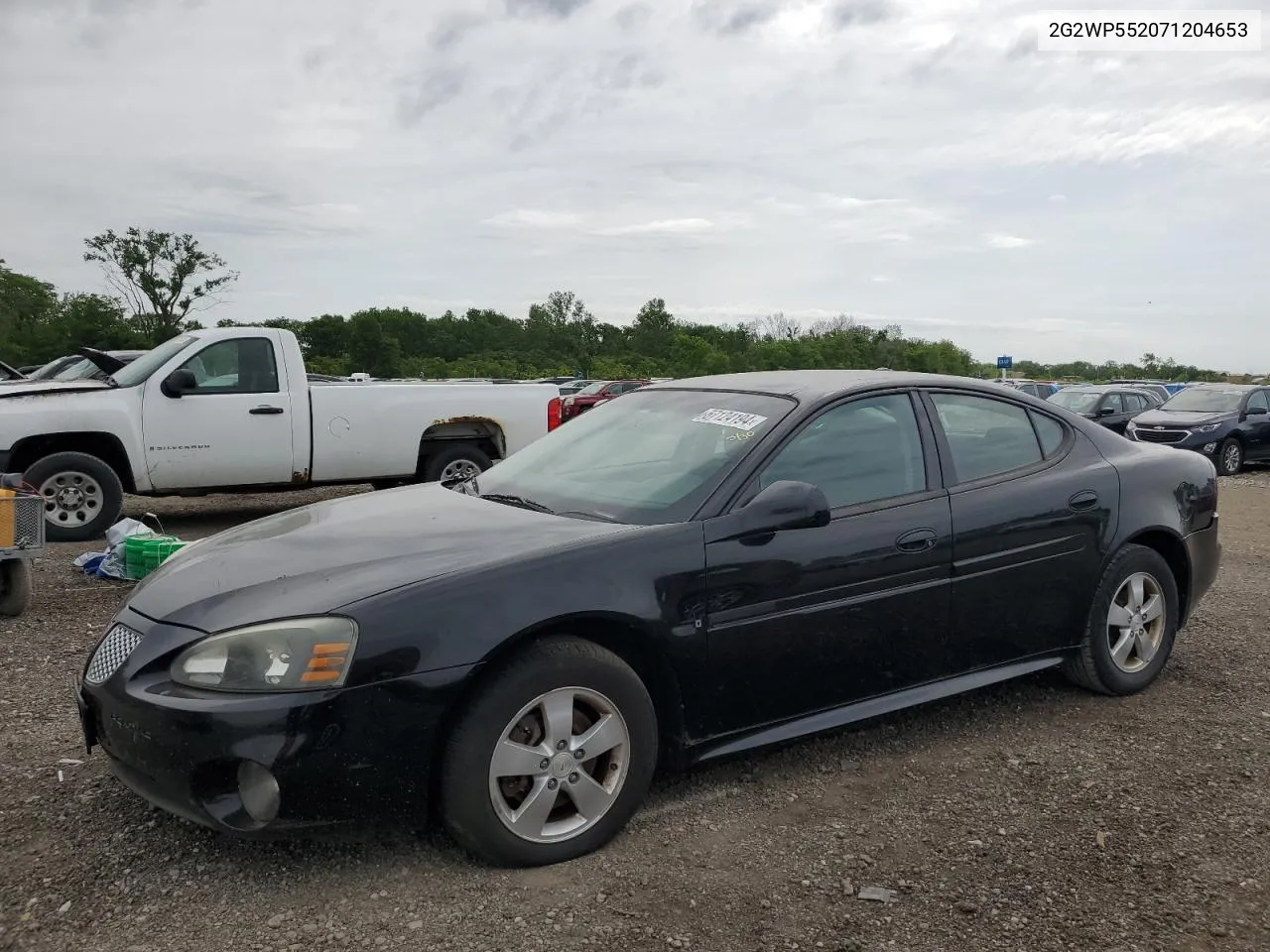 2007 Pontiac Grand Prix VIN: 2G2WP552071204653 Lot: 57124194