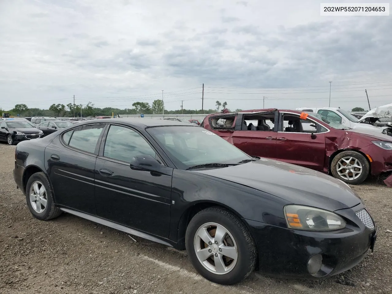 2007 Pontiac Grand Prix VIN: 2G2WP552071204653 Lot: 57124194