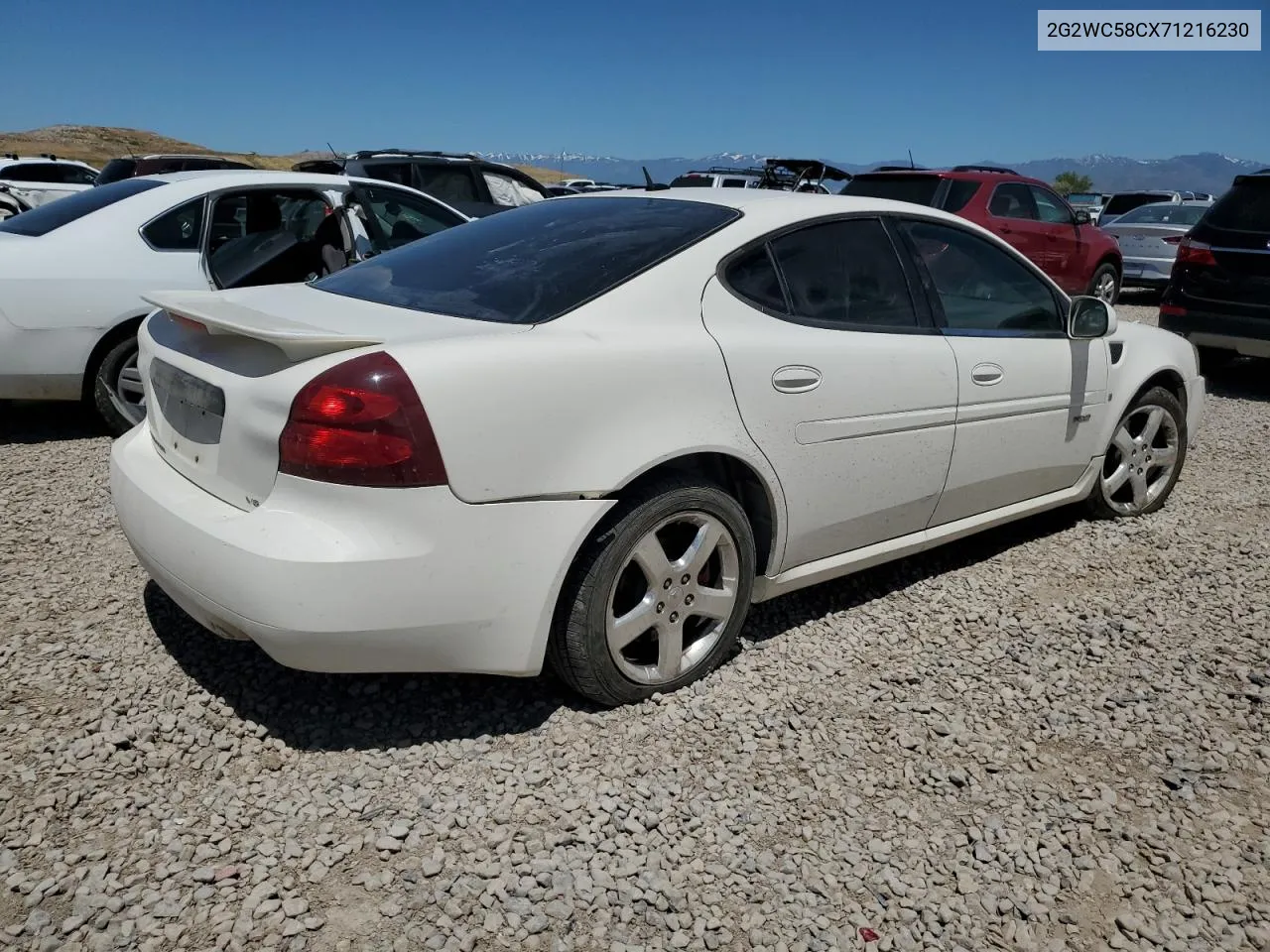 2007 Pontiac Grand Prix Gxp VIN: 2G2WC58CX71216230 Lot: 57304904